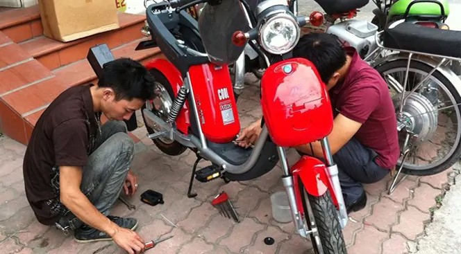 xử lý một số lỗi trên xe đạp điện, xe máy điện hay gặp phải