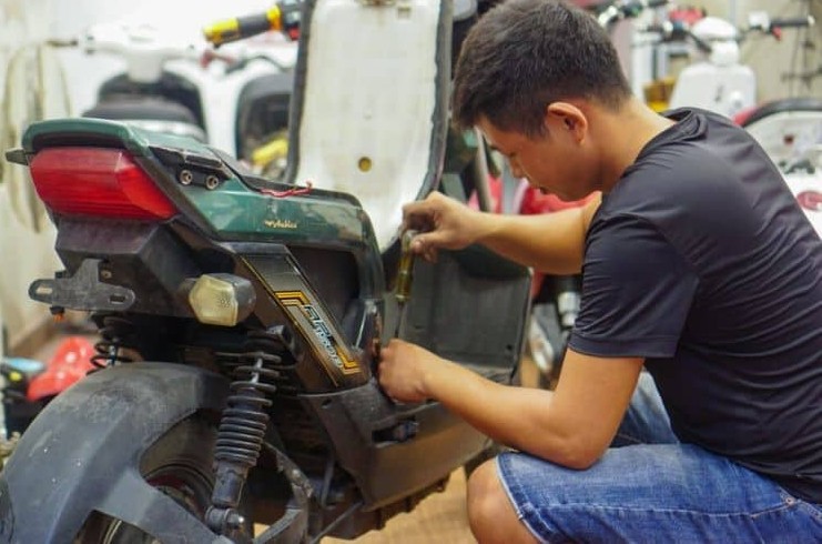 sửa xe đạp điện, sửa xe máy điện tận nơi ở Mê Linh